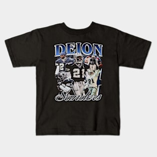 Deion Sanders Dallas Vintage Bootleg Kids T-Shirt
